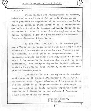  LE BASTION DE NANAIMO, 1984   , page 7