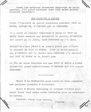   LE BASTION DE NANAIMO, 1984   , page 21