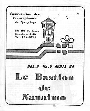   LE BASTION DE NANAIMO, 1984   , page 1