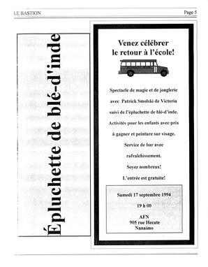   LE BASTION DE NANAIMO, 1994   , page 5