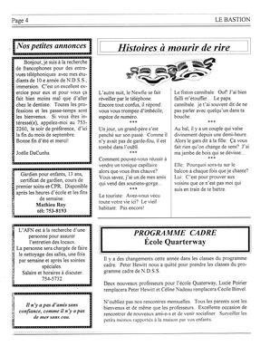   LE BASTION DE NANAIMO, 1994   , page 4