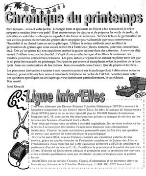   LA VOIX DES KOOTENAYS, 2004   , page 8