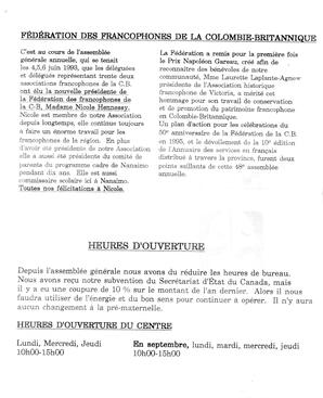   LE BASTION DE NANAIMO, 1993   , page 8