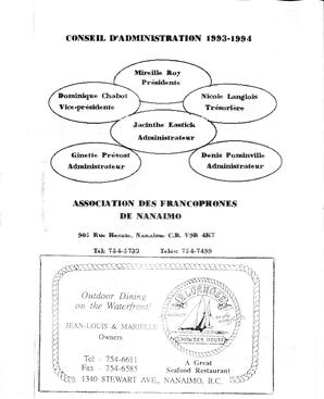   LE BASTION DE NANAIMO, 1993   , page 2