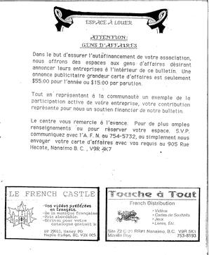   LE BASTION DE NANAIMO, 1993   , page 5
