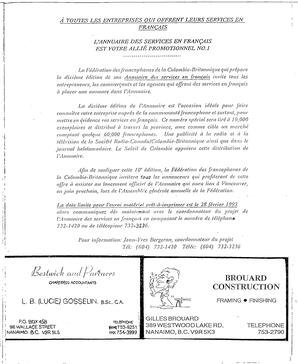   LE BASTION DE NANAIMO, 1993   , page 17