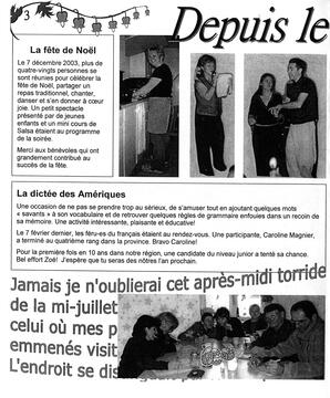   LA VOIX DES KOOTENAYS, 2004   , page 4