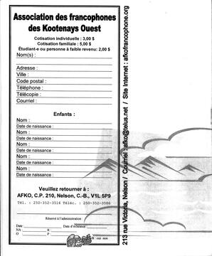   LA VOIX DES KOOTENAYS, 2004   , page 20