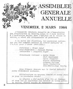   LE BASTION DE NANAIMO, 1984   , page 6