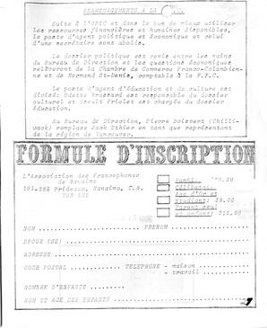   LE BASTION DE NANAIMO, 1984   , page 27