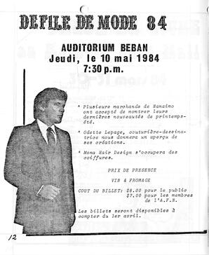   LE BASTION DE NANAIMO, 1984   , page 12