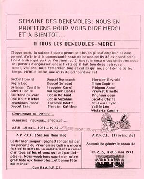   LE BASTION DE NANAIMO, 1991   , page 5