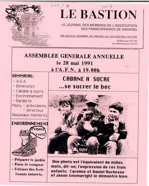   LE BASTION DE NANAIMO, 1991   , page 1