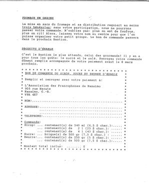   LE BASTION DE NANAIMO, 1991   , page 4