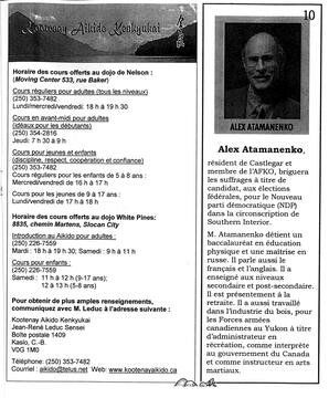   LA VOIX DES KOOTENAYS, 2004   , page 15