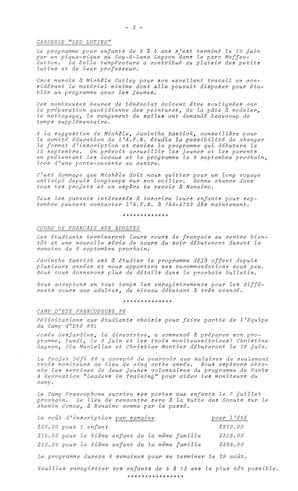   LE BASTION DE NANAIMO, 1986   , page 3