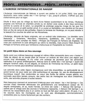   LA VOIX DES KOOTENAYS, 2004   , page 10