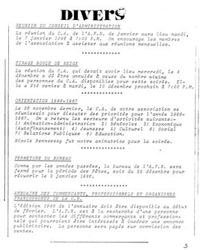   LE BASTION DE NANAIMO, 1985   , page 5