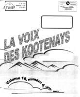 LA VOIX DES KOOTENAYS, 2003
