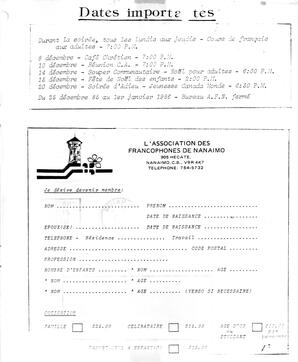   LE BASTION DE NANAIMO, 1985   , page 19