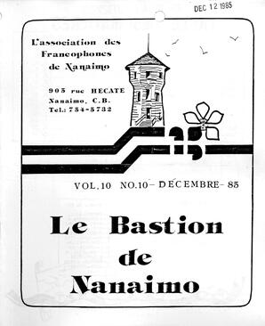   LE BASTION DE NANAIMO, 1985   , page 1