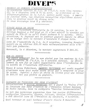   LE BASTION DE NANAIMO, 1985   , page 5