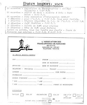   LE BASTION DE NANAIMO, 1985   , page 23