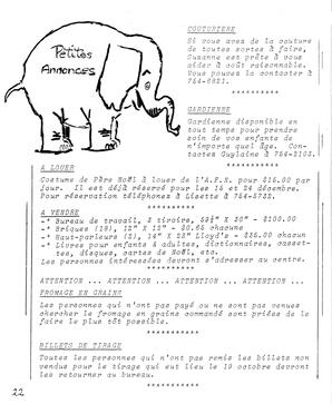   LE BASTION DE NANAIMO, 1985   , page 22