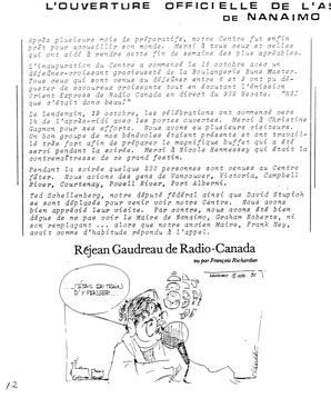   LE BASTION DE NANAIMO, 1985   , page 12