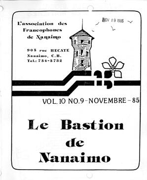   LE BASTION DE NANAIMO, 1985   , page 1
