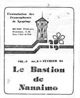 LE BASTION DE NANAIMO, 1984