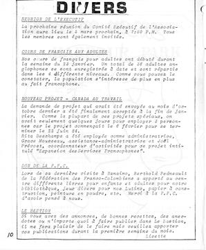   LE BASTION DE NANAIMO, 1984   , page 10