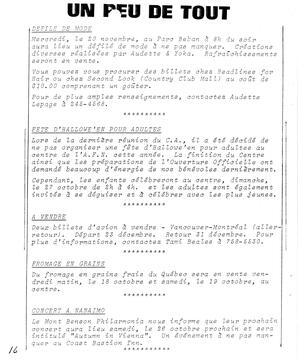   LE BASTION DE NANAIMO, 1985   , page 16