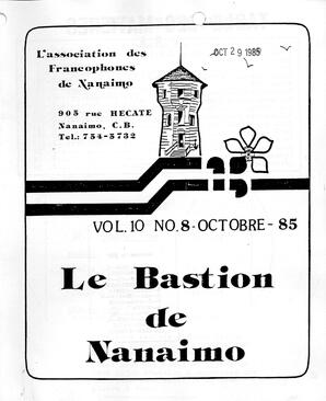   LE BASTION DE NANAIMO, 1985   , page 1