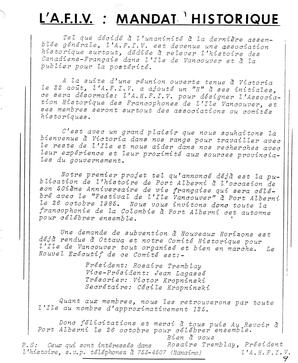   LE BASTION DE NANAIMO, 1985   , page 9