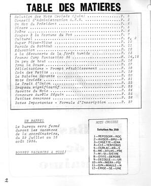   LE BASTION DE NANAIMO, 1985   , page 2