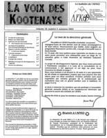 LA VOIX DES KOOTENAYS, 2003
