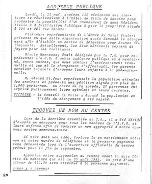   LE BASTION DE NANAIMO, 1985   , page 20