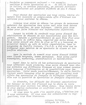   LE BASTION DE NANAIMO, 1985   , page 13