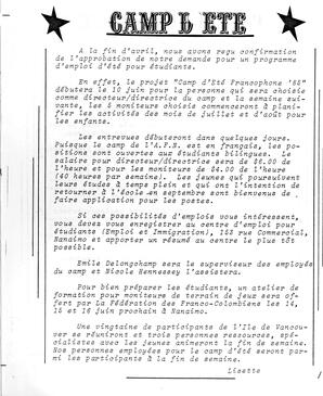   LE BASTION DE NANAIMO, 1985   , page 11