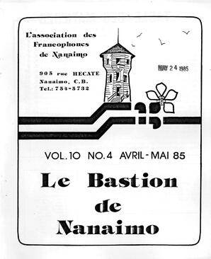   LE BASTION DE NANAIMO, 1985   , page 1