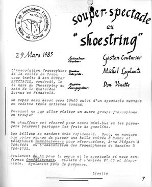   LE BASTION DE NANAIMO, 1985   , page 7