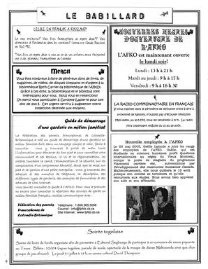   LA VOIX DES KOOTENAYS, 2003   , page 6