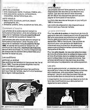   LE BASTION DE NANAIMO, 1985   , page 13