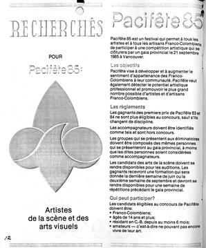   LE BASTION DE NANAIMO, 1985   , page 12