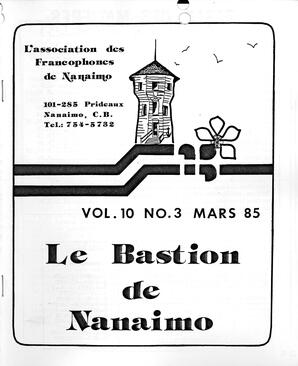   LE BASTION DE NANAIMO, 1985   , page 1