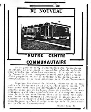   LE BASTION DE NANAIMO, 1985   , page 3