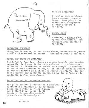   LE BASTION DE NANAIMO, 1985   , page 22