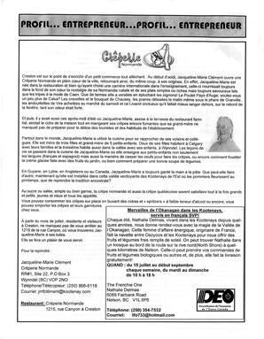   LA VOIX DES KOOTENAYS, 2003   , page 3