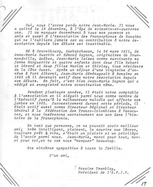   LE BASTION DE NANAIMO, 1985   , page 17